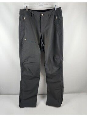 REI Co-op Pants Mens 36x32 Charcoal Gray Cargo Ankle Zips 738378
